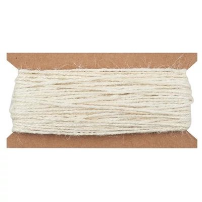 AN2848 Dekorációs len zsinór 20m krém