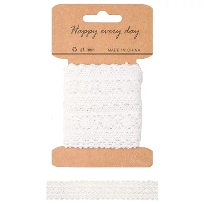 AN2868 Dekorációs csipke 3cm*1m fehér