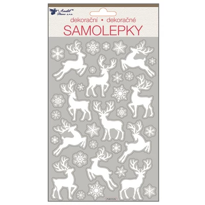 Matrica Rénszarvasok 14*25cm