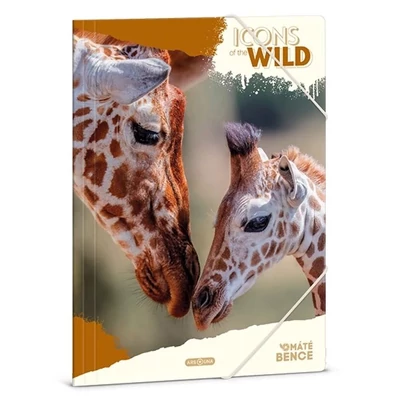 AU-50215058 Gumis mappa A/4 Icons of the Wild  - Giraffes