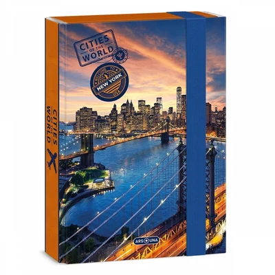 AU-50863129 Füzetbox A/5 Cities of the World New York