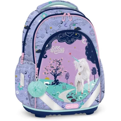 AU-54564480 Iskolatáska anatómiai Cute Animals Unicorn