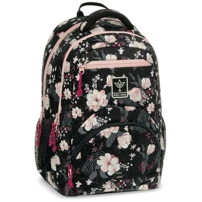 AU-55833745 Hátizsák ergonómikus Flowery black