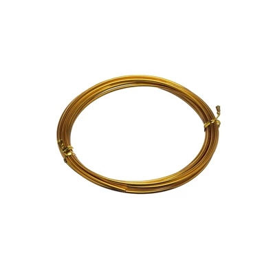 BR-DF1 Drót réz 2mm 3m-es tekercs Arany