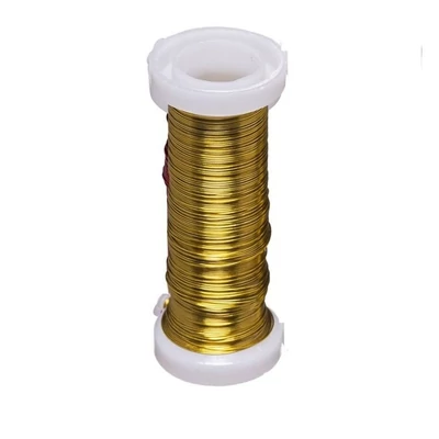 BR-DF20-5 Drót réz 1mm 20-es tekercs Arany