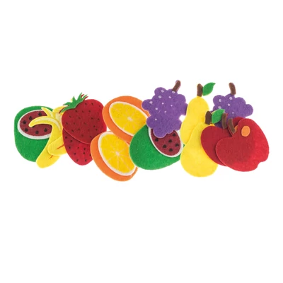 BR-FVC02 Filc dekorációs 14db-os gyümölcsök