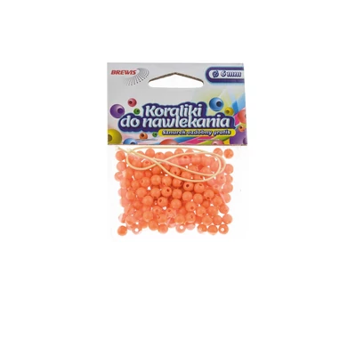 BR-K6-3 Gyöngy 6mm 16g sötét narancs