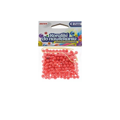 BR-K6-9 Gyöngy 6mm 16g piros