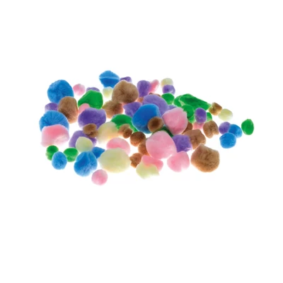 BR-POM02 Pompon 78db-os Pasztel Mix