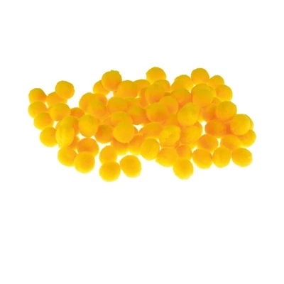 BR-POM19 Pompon 10mm 100db-os Sárga