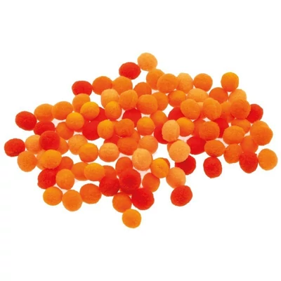 BR-POM32 Pompon 10mm 100db-os Narancs árnyalatok