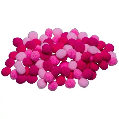 BR-POM45 Pompon 10mm 100db-os Rózsaszín árnyalatok