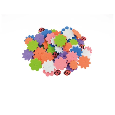 BR-PVC01 Dekorgumi figura öntap. 60db-os virágok