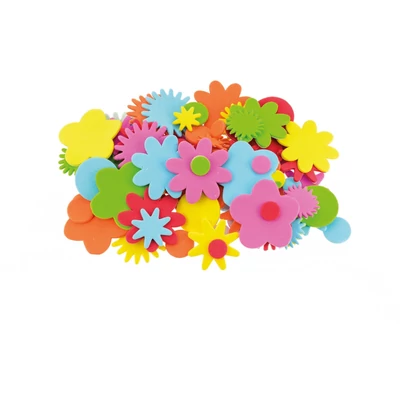 BR-PVC02 Dekorgumi figura öntap. 72db-os virágok