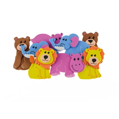 BR-PVC35 Dekorgumi figura öntap. 8db-os állatkert