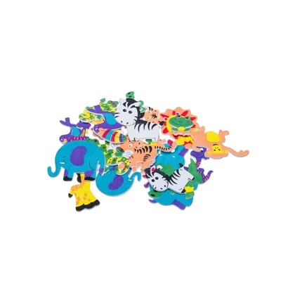 BR-PVC42 Dekorgumi figura öntap. 24db-os dzsungel