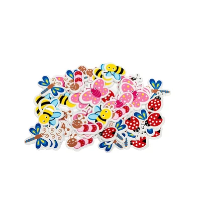 BR-PVC43 Dekorgumi figura öntap. 50db-os rovarok