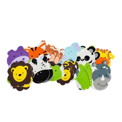 BR-PVC45 Dekorgumi figura öntap. 36db-os állatkert