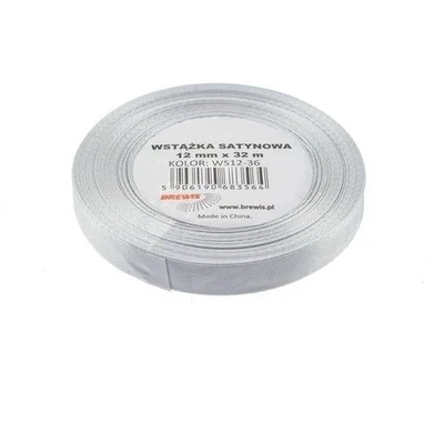 BR-WS12-36 Szatén szalag 12mm*32m Acél