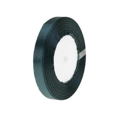 BR-WS12-74 Szatén szalag 12mm*32m Palackzöld