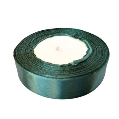 BR-WS25-74 Szatén szalag 25mm*32m Palackzöld