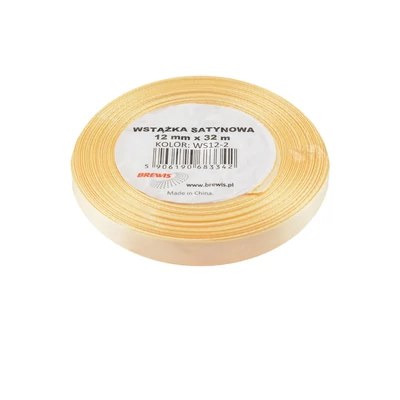 BR-WS38-2 Szatén szalag 38mm*32m Krém