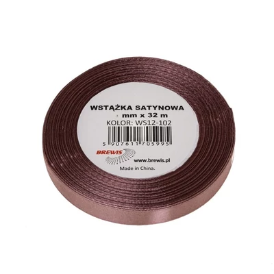 BR-WS6-102 Szatén szalag 6mm*32m Vintage rózsaszín