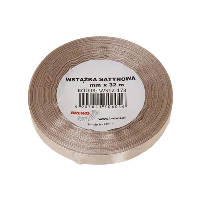 BR-WS6-173 Szatén szalag 6mm*32m Mandula