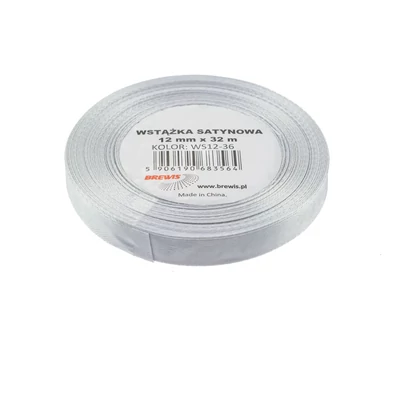 BR-WS6-36 Szatén szalag 6mm*32m Acél