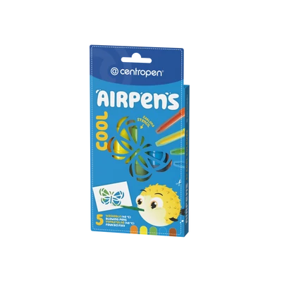 AIRPENS COOL/5 fújós filctoll készlet papírra +1 sablon