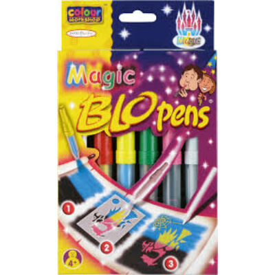 BLO Pens MAGIC/ 5+1  varázs - fújós filctoll készlet papírra +8 sablon