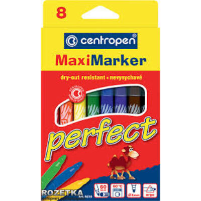 MAXI MARKER PERFECT  8 db-os készlet száradás biztos tinta