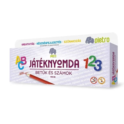 DAG-845 Játéknyomda Pietro Betűk és számok