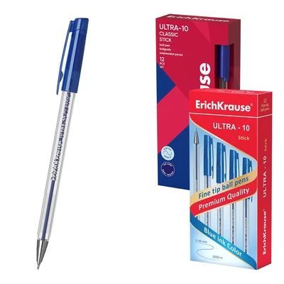EK-13873 Golyóstoll Kék Ultra-10 Stick Classic