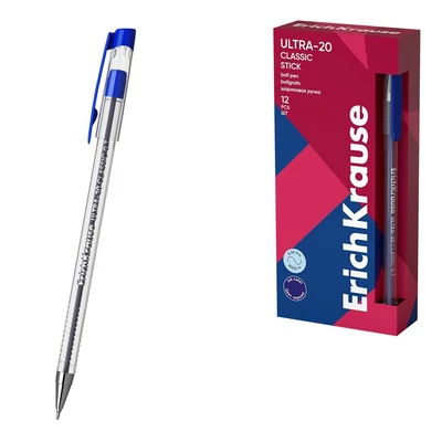 EK-13875 Golyóstoll Kék Ultra-20 Stick Classic