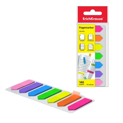 EK-31179 Jelölőcímke Neon 7színű 140lap 12*44mm