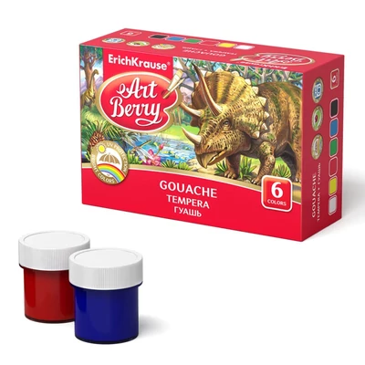 EK-41744 Tempera 6*20ml Art Berry