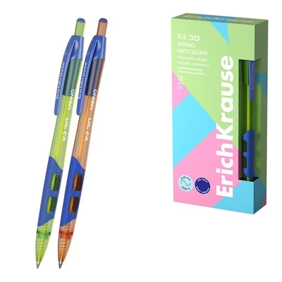 EK-43622 Golyóstoll Kék XR-30 Spring Matic&amp;Grip