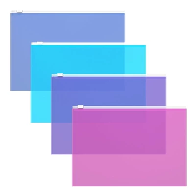 EK-47072 Irattartó tasak cipzáras B/5 Fizzy Vivid vegyes szín