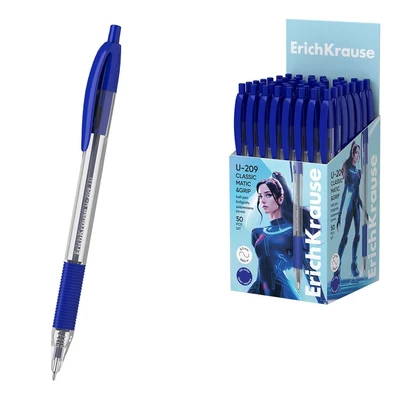 EK-47578 Golyóstoll Kék U-209 Classic Matic&amp;Grip