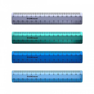 EK-53860 Vonalzó 15cm Ice Metallic