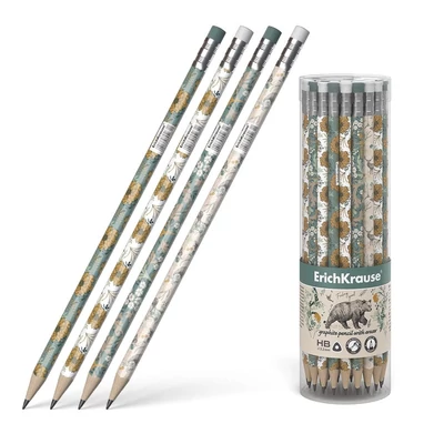 EK-55261 Grafit ceruza HB háromszög alakú 42db-os Natural Life