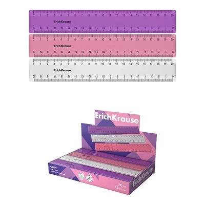 EK-55512 Vonalzó 20cm Candy