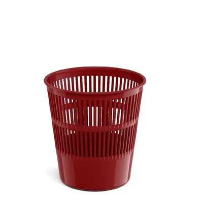 EK-55919 Papírkosár műanyag 9l Marsala piros