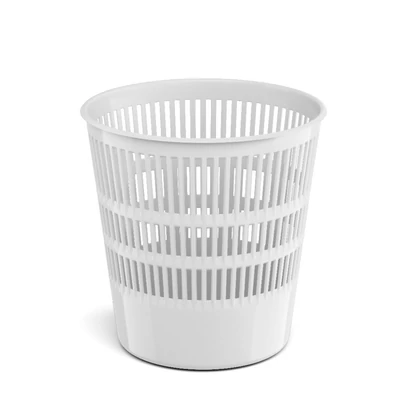 EK-55940 Papírkosár műanyag 12l Classic fehér