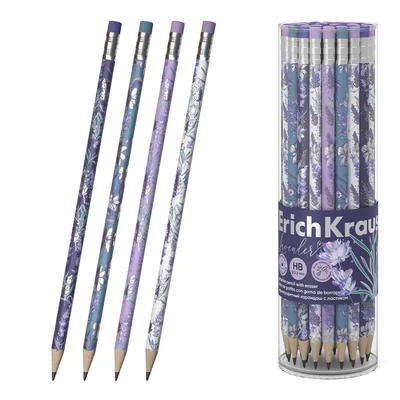 EK-56956 Grafit ceruza HB háromszög alakú 42db-os Lavender