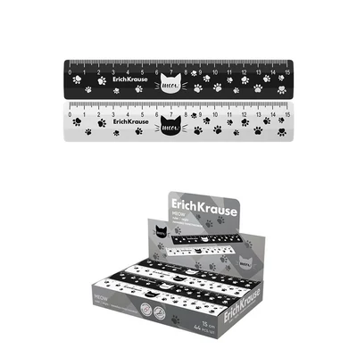 EK-57816 Vonalzó 15cm Meow