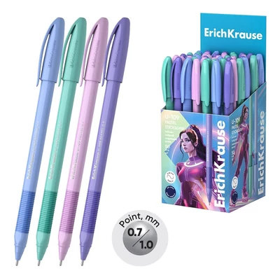 EK-58111 Golyóstoll Kék U-109 Pastel Stick&amp;Grip