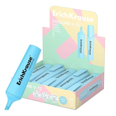 EK-60806 Szövegkiemelő Visioline V-12 Pastel kék