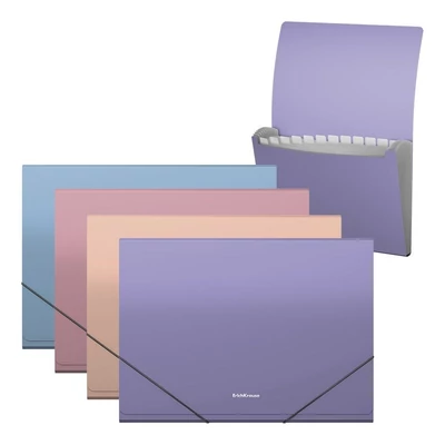 EK-60943 Iratmappa A/4 13 rekeszes Soft Manga vegyes színek